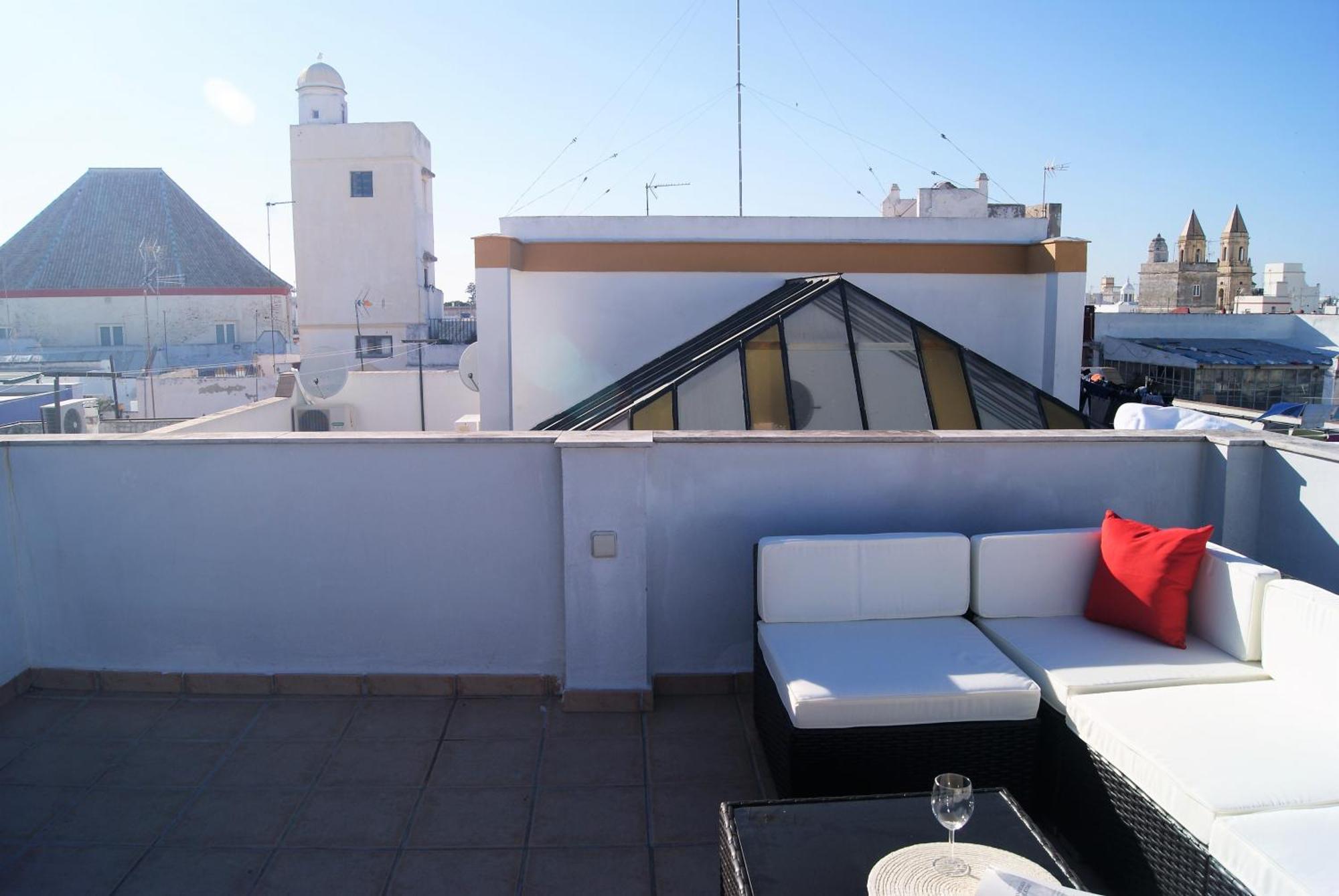 Cdz - Atico Tavira Two Private Terraces With Great Views Apartment Cadiz Exterior photo