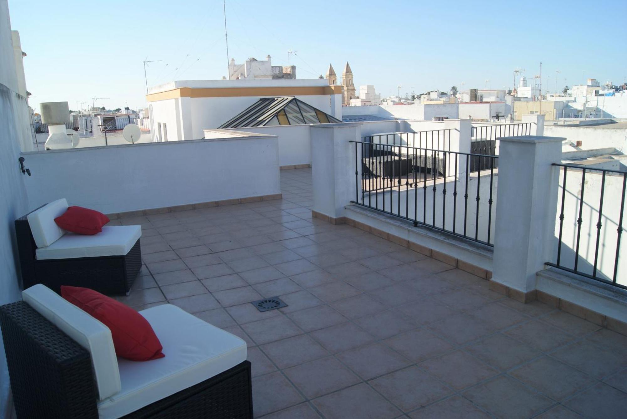 Cdz - Atico Tavira Two Private Terraces With Great Views Apartment Cadiz Exterior photo